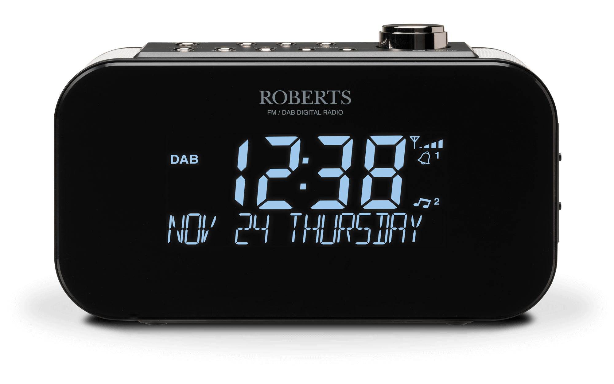 Roberts Radio Ortus 3BK Clock Radio - Black