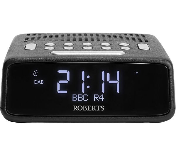 Roberts Radio ORTUSDABBK DAB+/FM Clock Radio - Black
