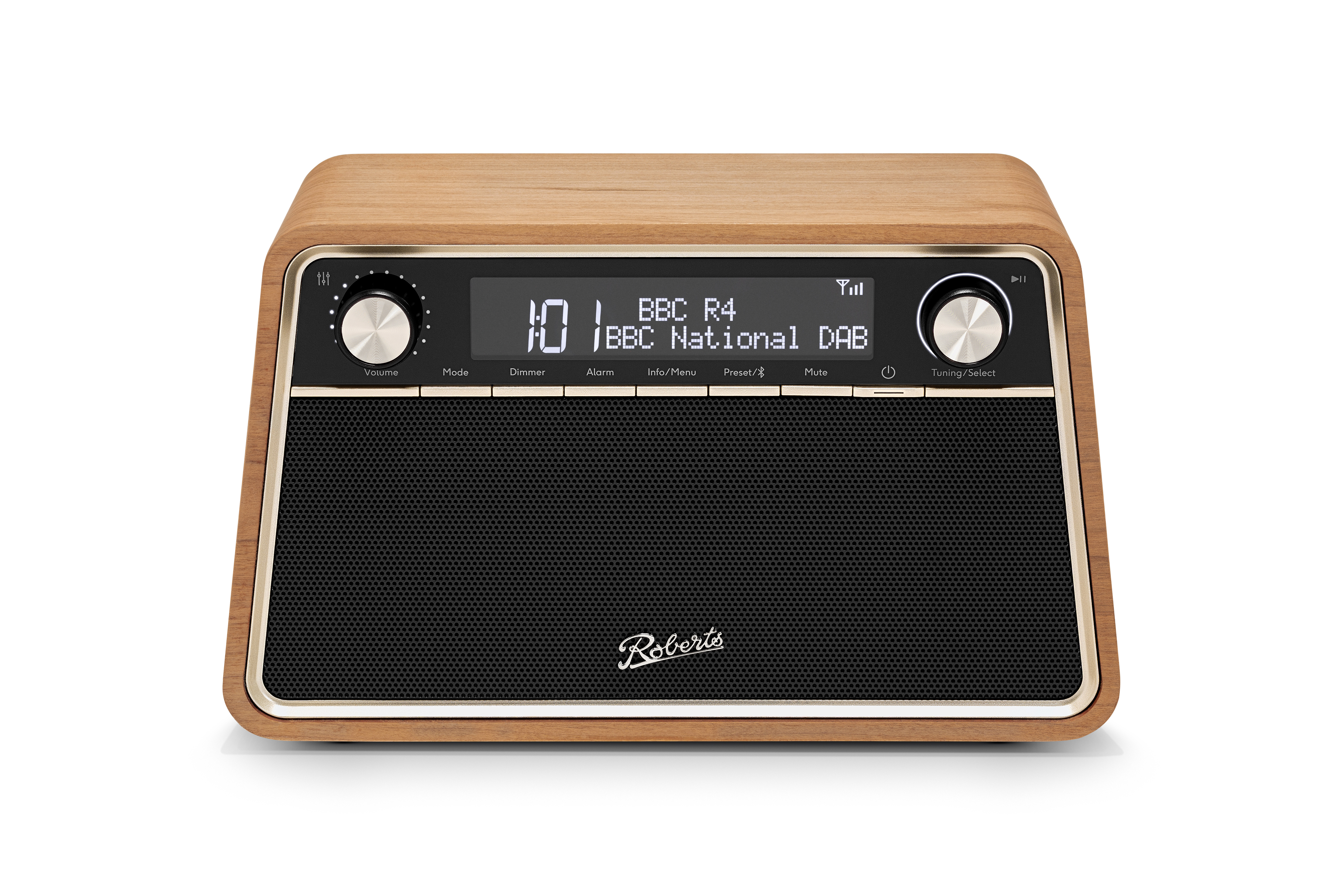 Roberts Radio REVACH DAB+/FM Table-top Radio with Bluetooth - Cherry Wood