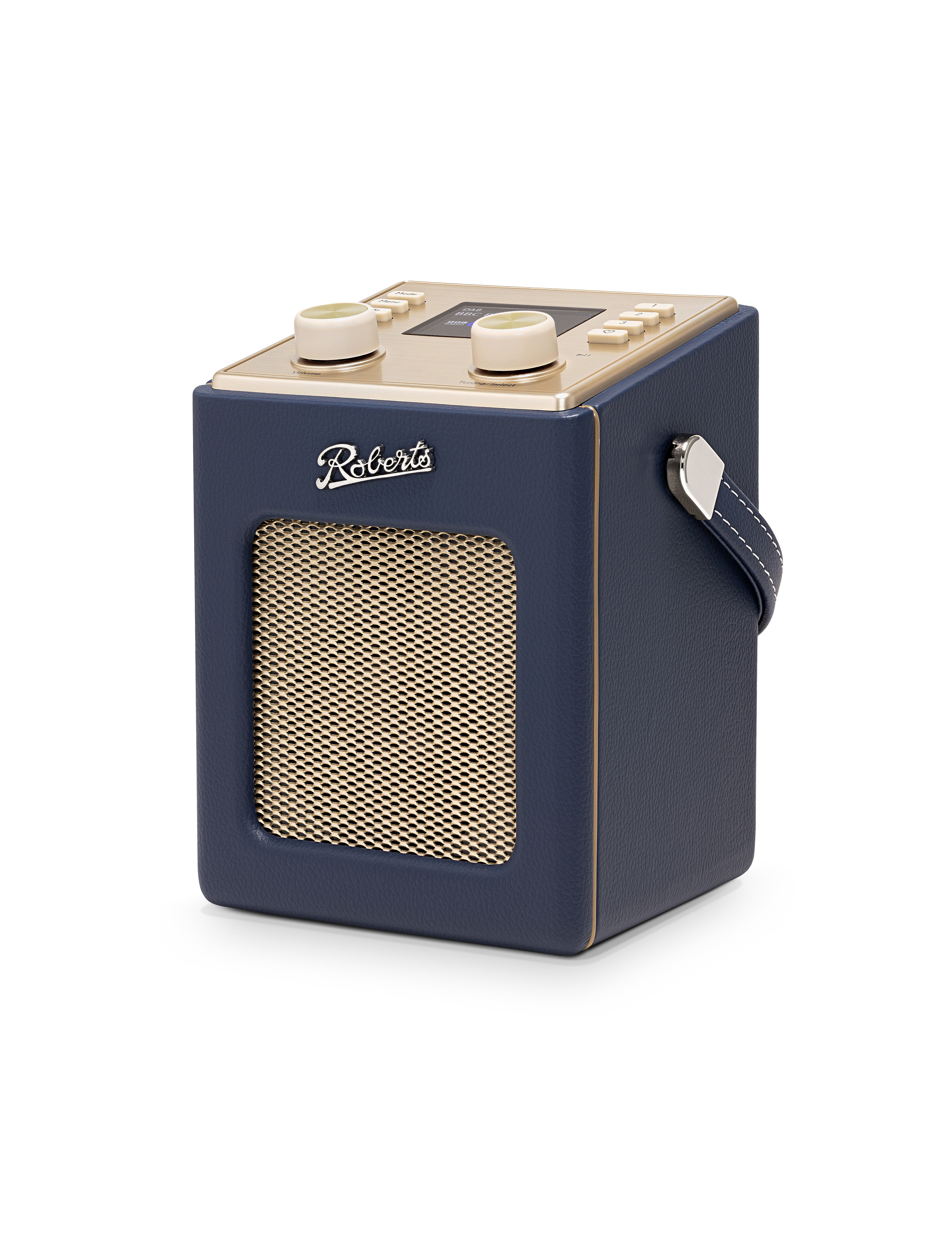 Roberts Radio REV-MINI2MB DAB+/FM/Bluetooth Portable Radio with Colour Screen - Midnight Blue