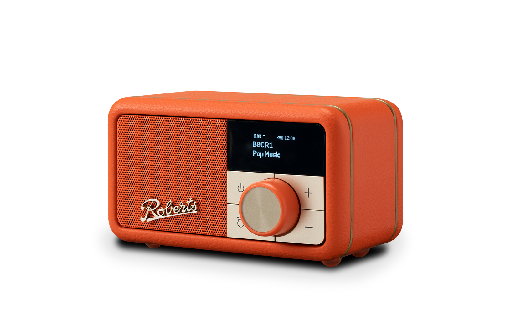 Roberts Radio REV-PETITEPO Wireless DAB Radio - Pop Orange