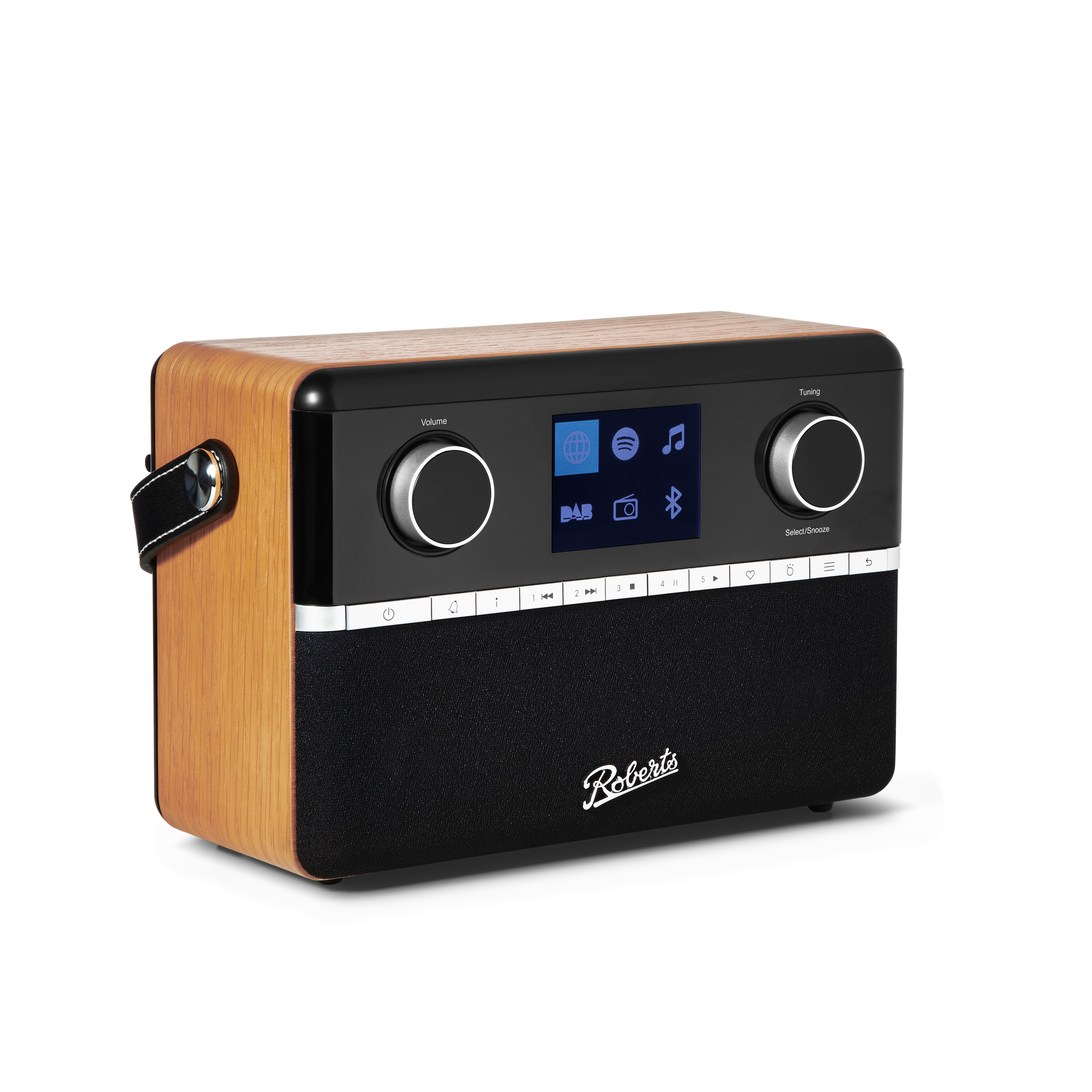 Roberts Radio STREAM94L Wireless Smart Radio - Natural Wood/Black