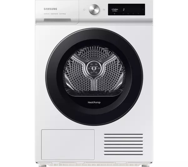 Samsung DV90BB5245AWS1 WiFi-enabled 9kg Heat Pump Tumble Dryer - White