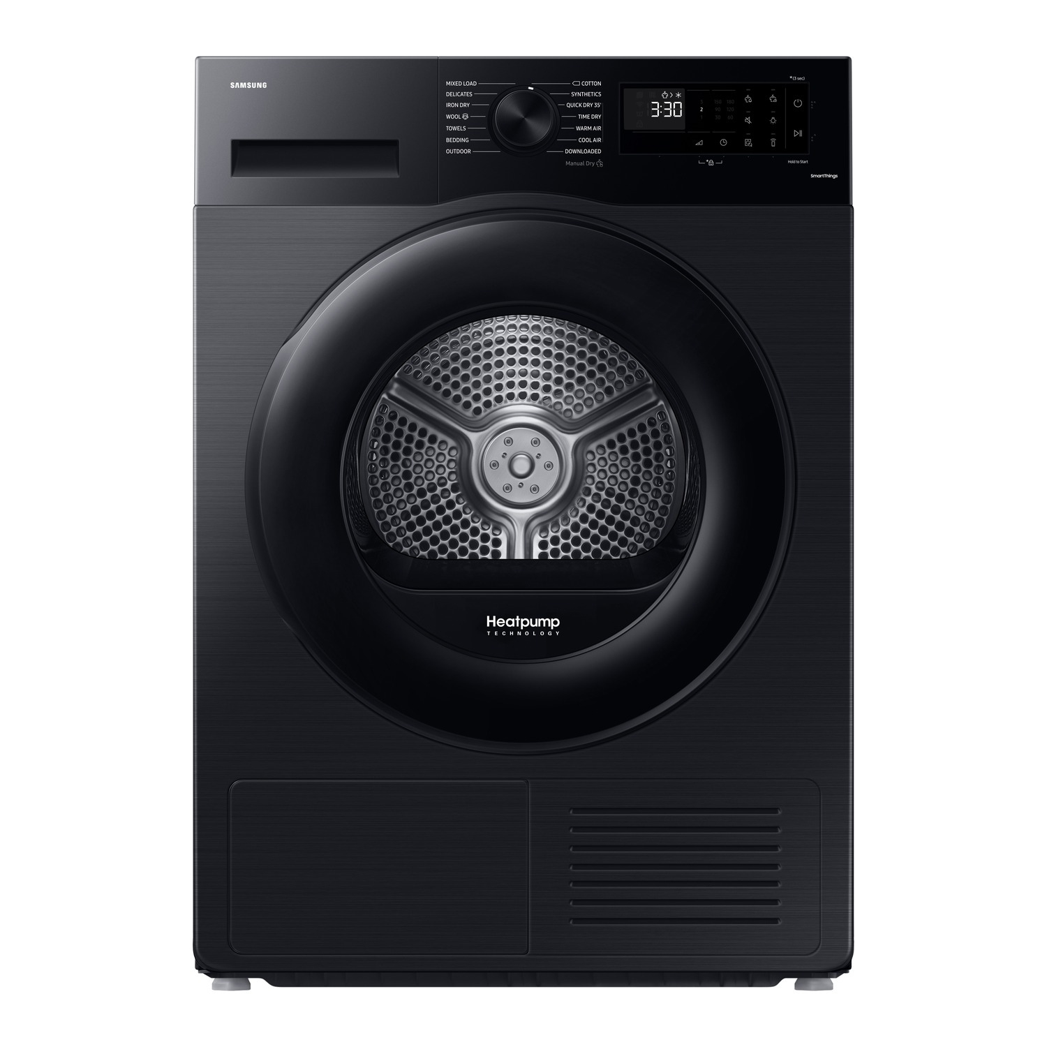 Samsung Series 5 OptimalDry DV90CGC0A0ABEU 9kg Smart Heat Pump Tumble Dryer - Black