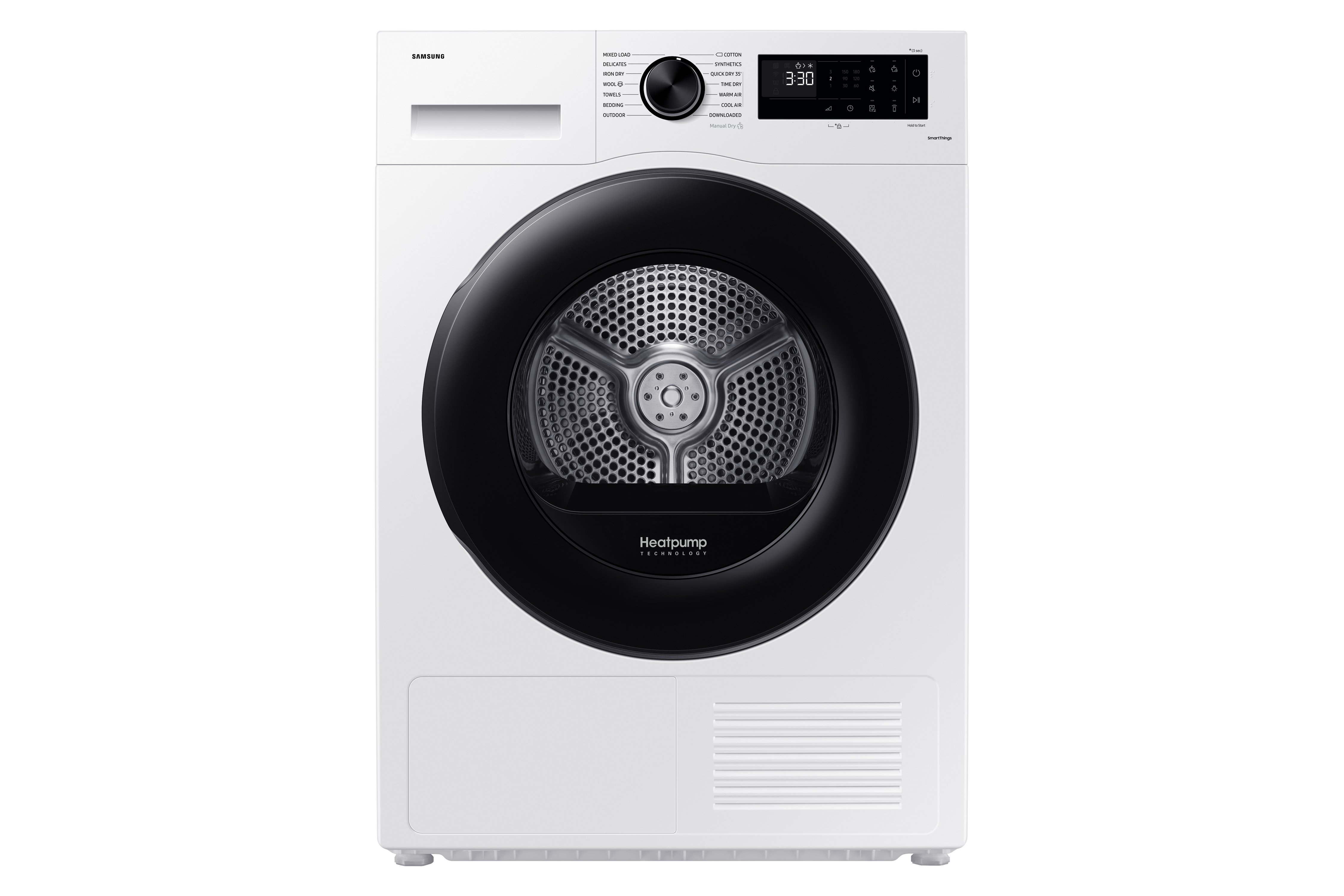 Samsung Series 5 OptimalDry™ DV90CGC0A0AEEU 9kg Smart Heat Pump Tumble Dryer - White
