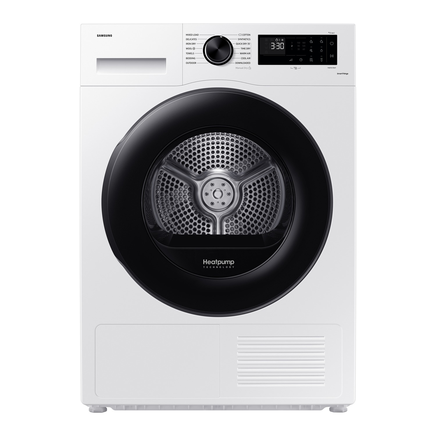 Samsung Series 5 OptimalDry DV90CGC0A0AEEU 9kg Smart Heat Pump Tumble Dryer - White