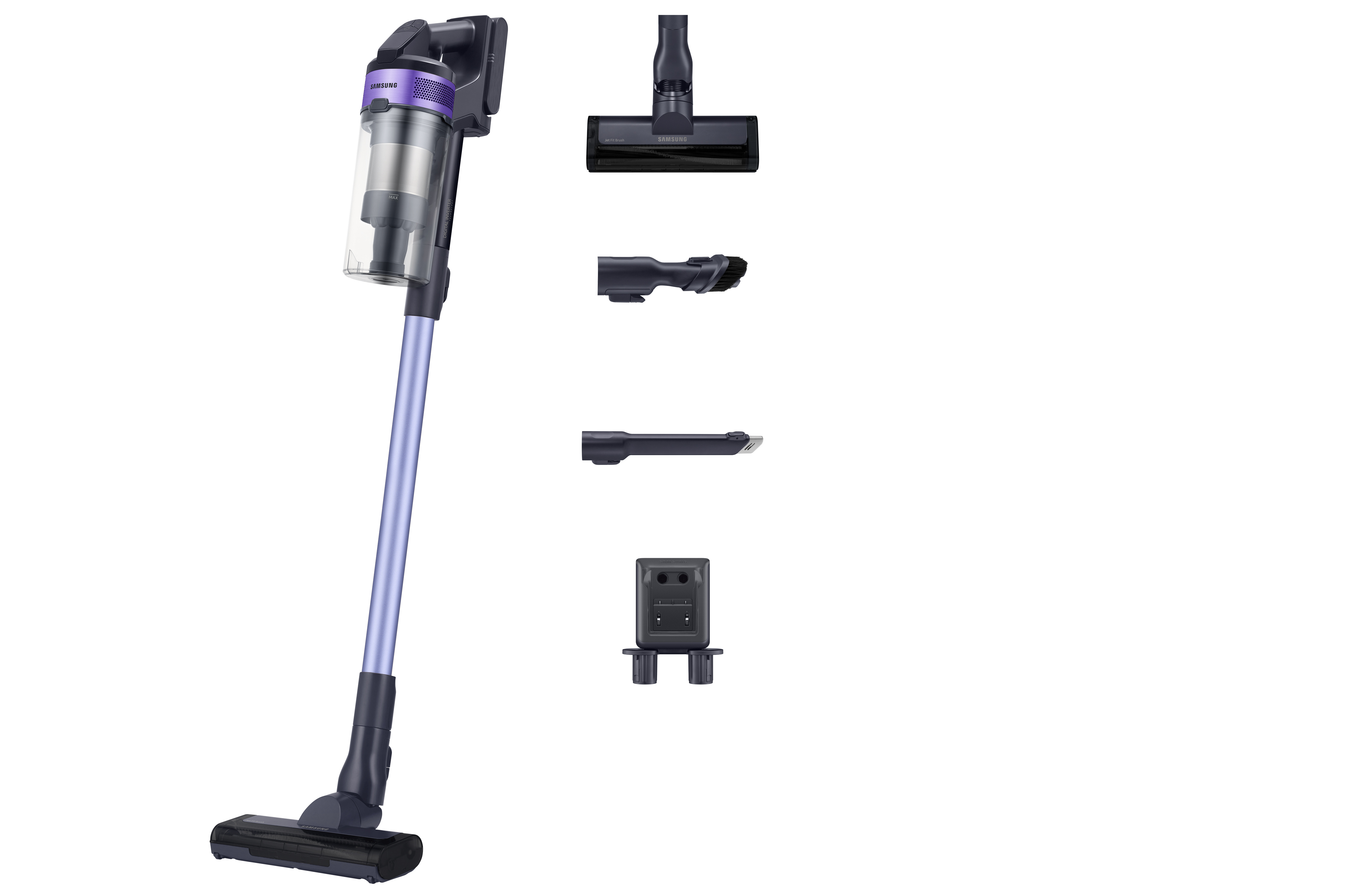 Samsung VS15A6031R4/EU  JetTM 60 Turbo Cordless Stick Vacuum Cleaner - 40 Minutes Run Time - Teal Violet