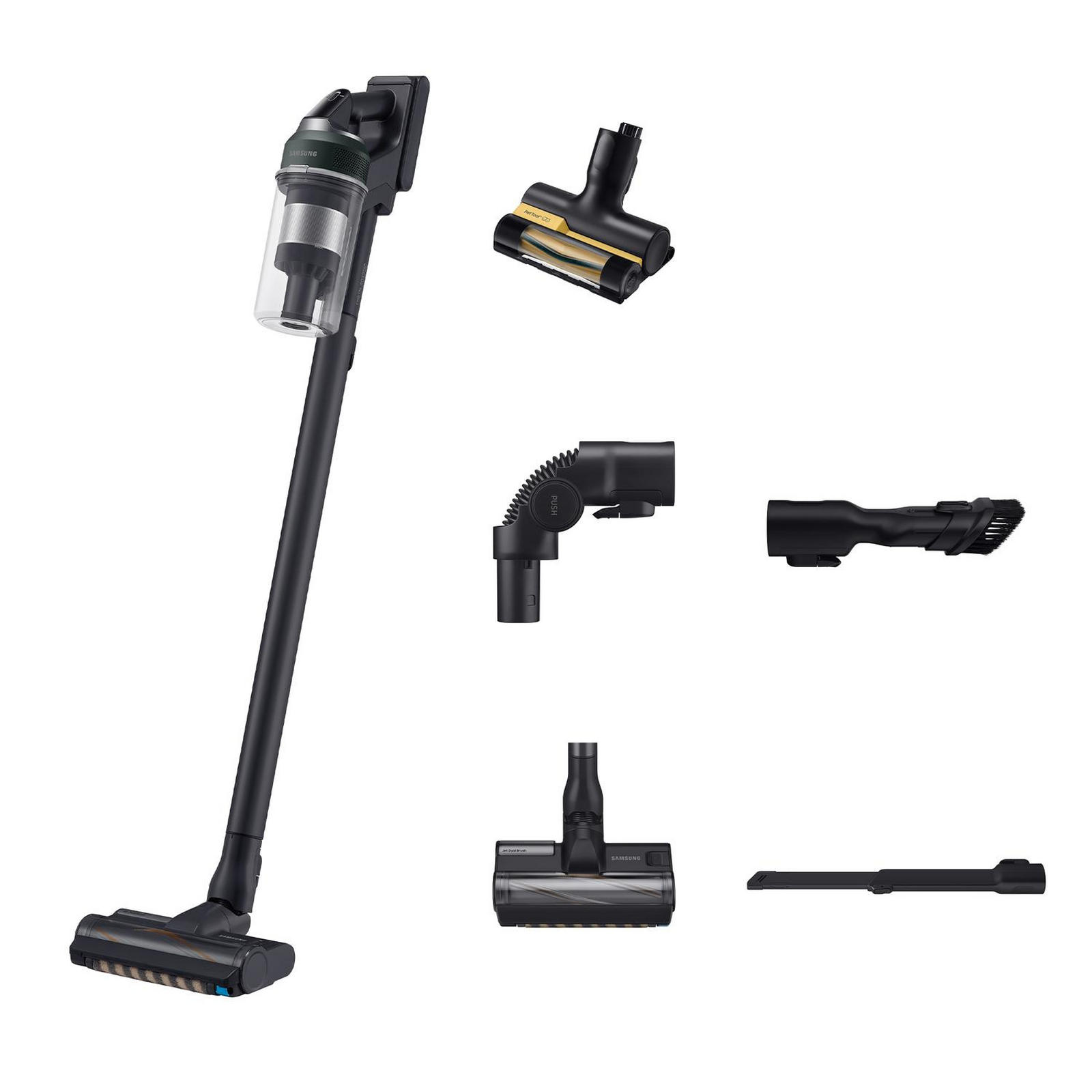 Samsung VS20C8522TN/EU Samsung Jet 85 Cordless Vacuum Cleaner with Pet Tool+ - 60 Minutes Run Time - Woody Green