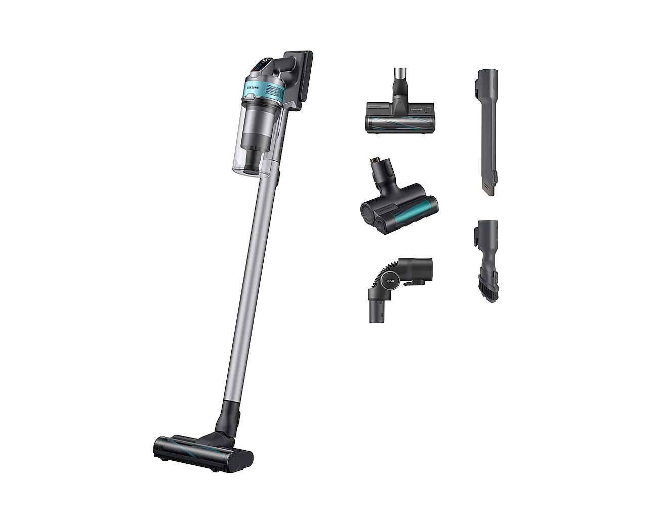 Samsung JetTM 75 Complete Cordless Stick Vacuum Cleaner Max 200 W Suction Power With Soft Action Brush