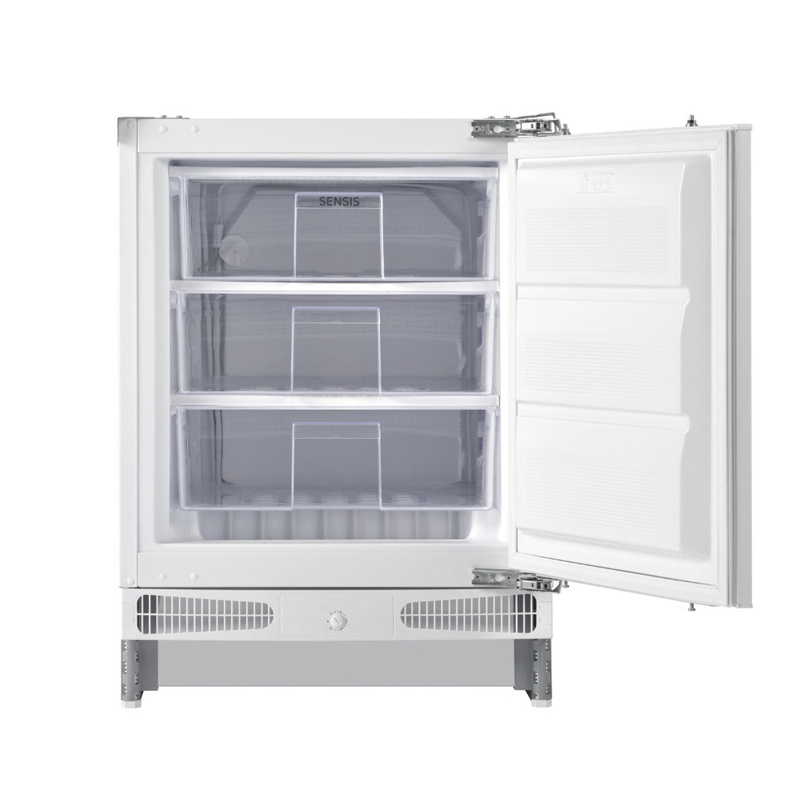 59.5cm Integrated Static Undercounter Freezer - White