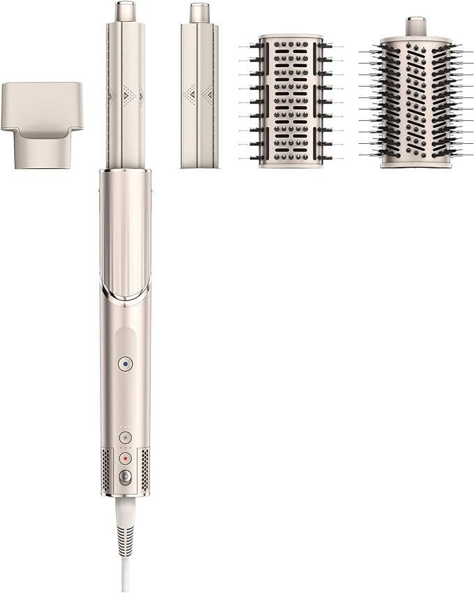 Shark HD430SLUK FlexStyle 4-in-1 Air Styler & Hair Dryer for Straight & Wavy - Stone