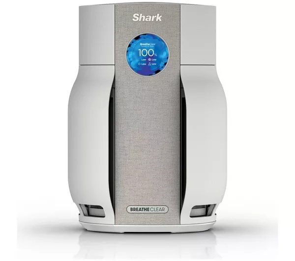 Shark HP162UK BreatheClear with NeverChange6 Air Purifier - Dove