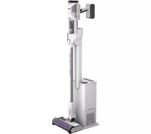 Shark IW3510UK Shark Detect Pro Cordless Vacuum Cleaner Auto-Empty System 1.3L  - 60 Minutes Run Time - White/Ash Purple