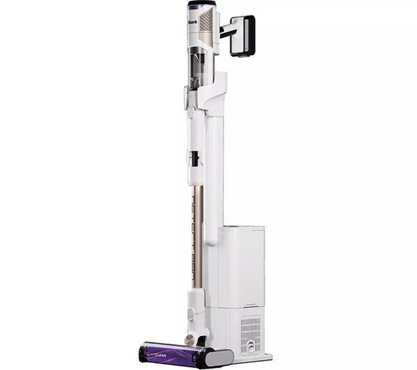 Shark IW3611UKT Shark Detect Pro Cordless Vacuum Cleaner Auto-Empty System 2L - 60 Minutes Run Time - White/Brass
