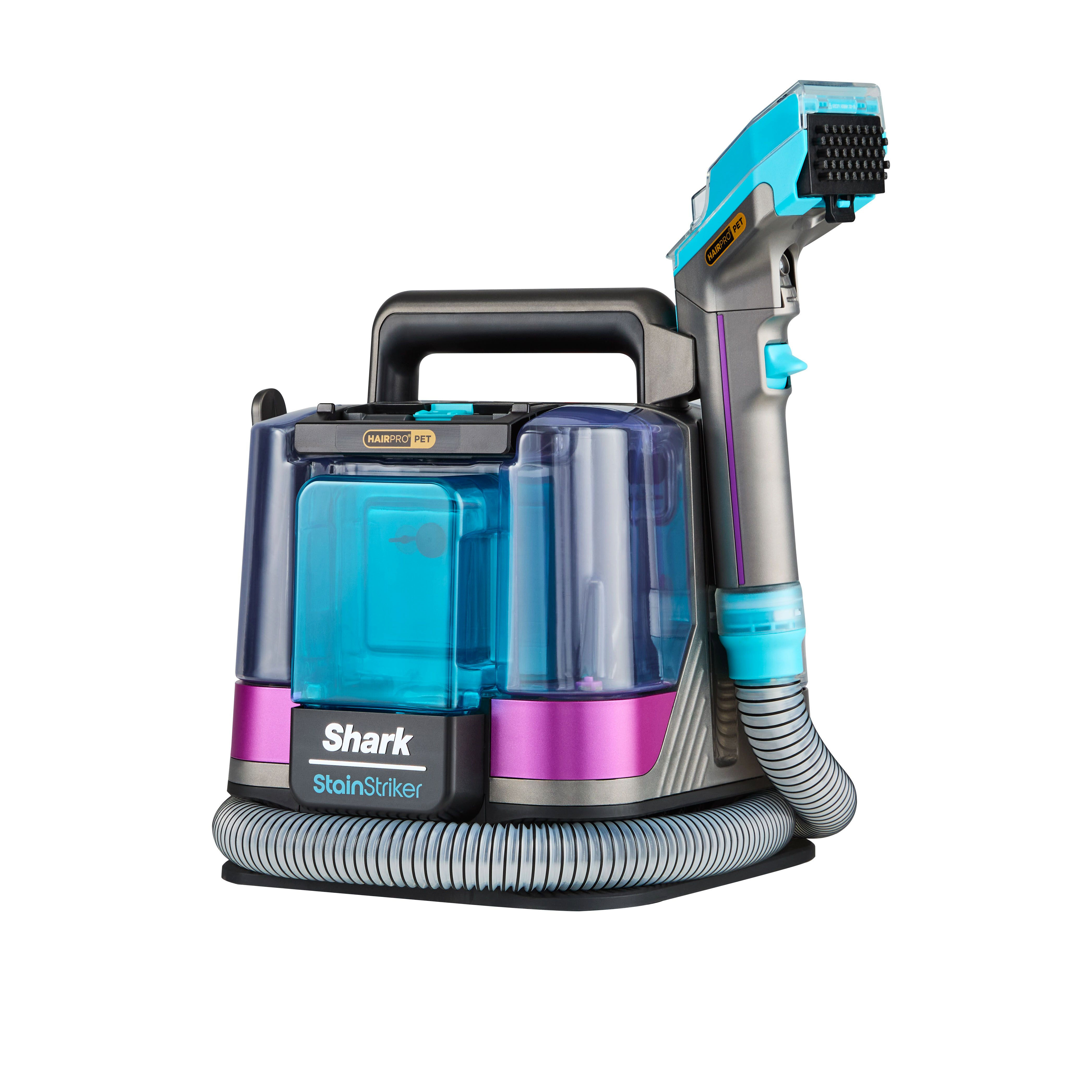Shark  PX250UKT StainStriker HairPro Pet Stain & Spot Cleaner - Dark Silver & Force Fuchsia