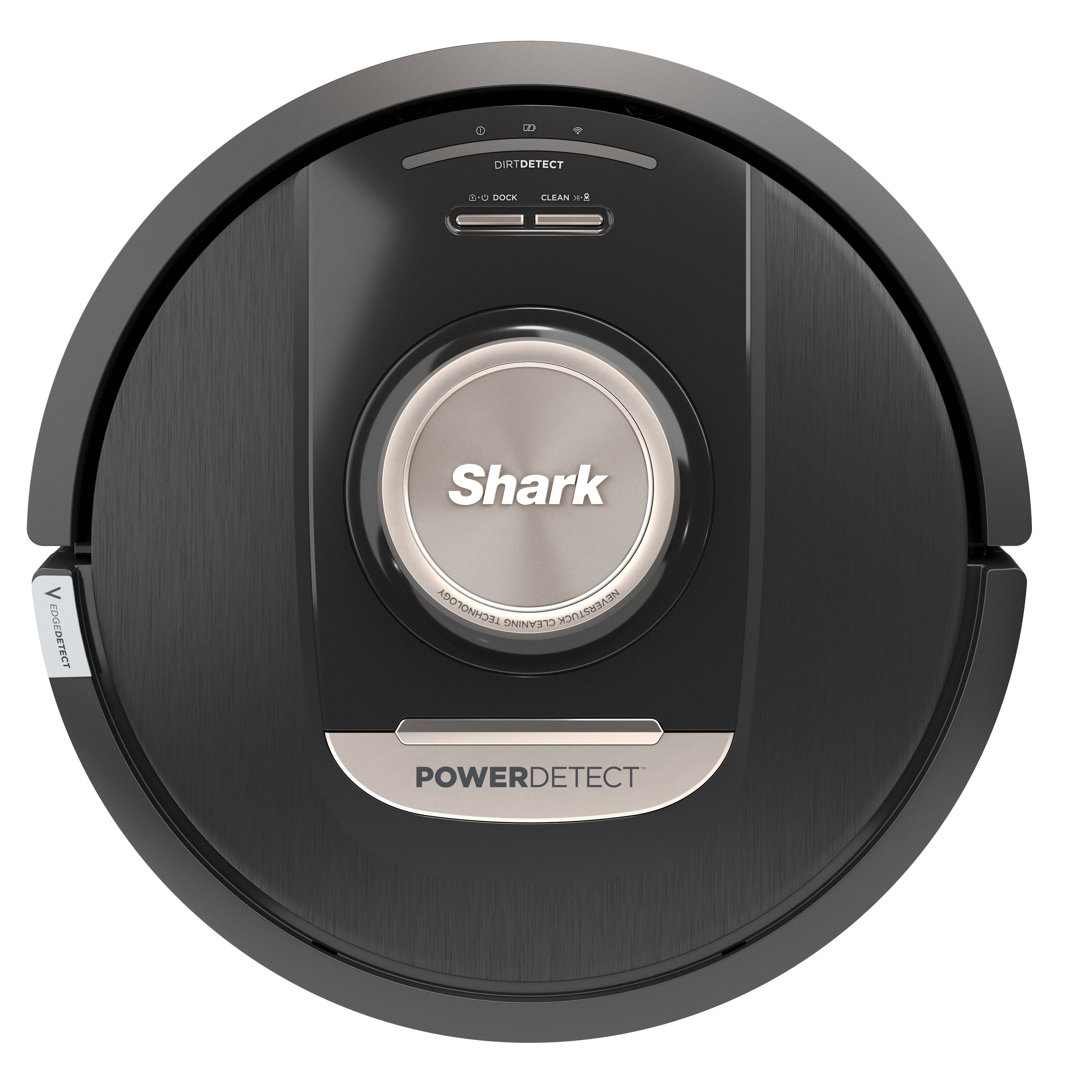 Shark RV2820VEUK PowerDetect Self-Empty Robot Vacuum  - 100 Min Minutes Run Time - Black
