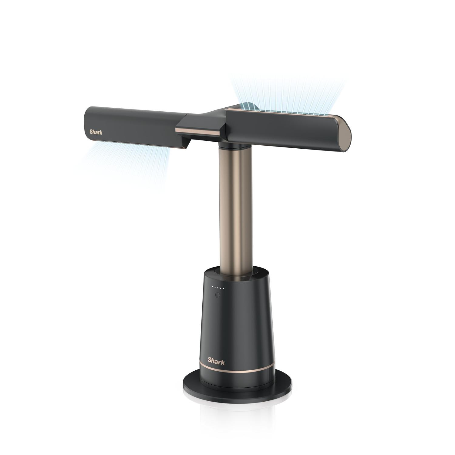 Shark TF200SUK TurboBlade Multi-Directional Cooling Fan - Charcoal, Beat Brass