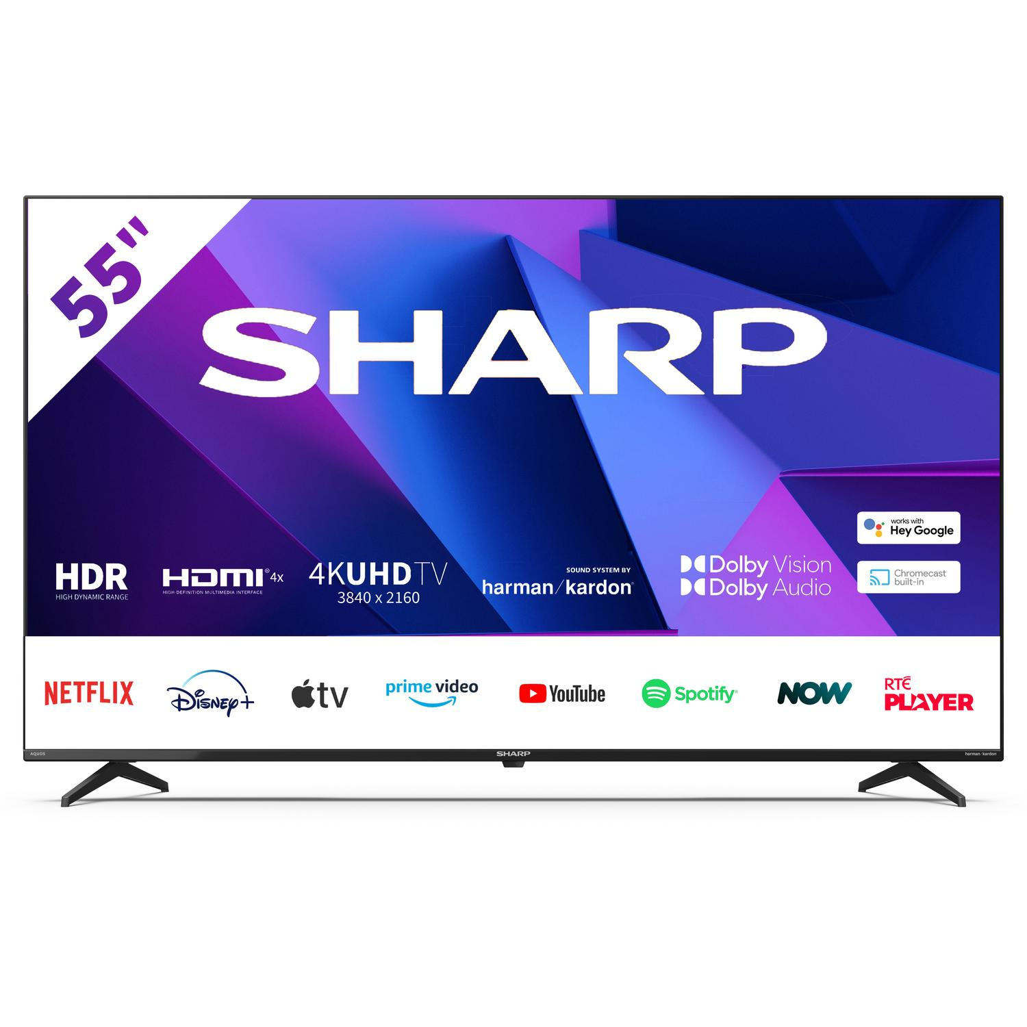 Sharp 4T-C55FN2KL2AB 55" 4K Ultra HD Smart TV