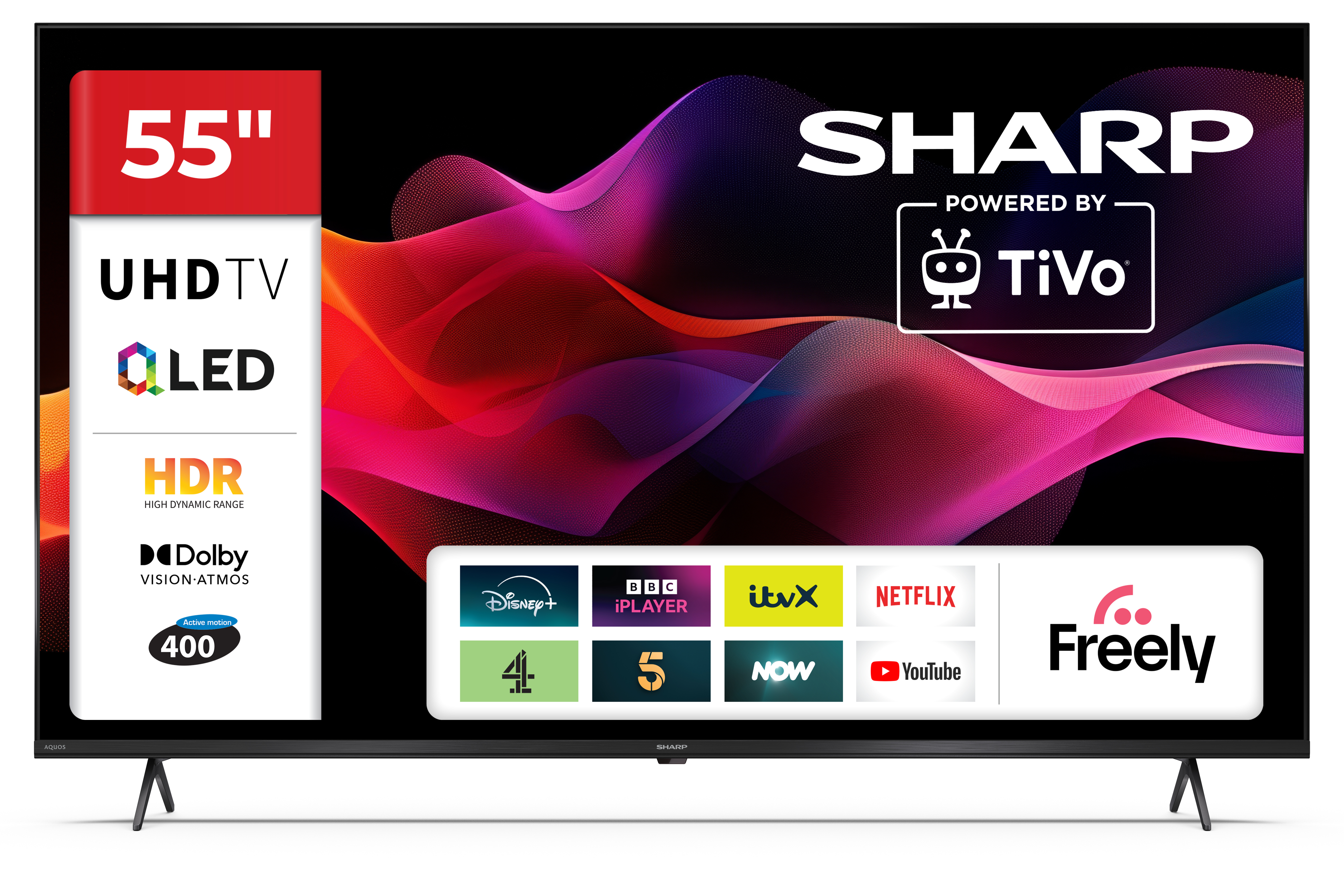 Sharp 4T-C55HM5245KB 4K UHD TV - Black