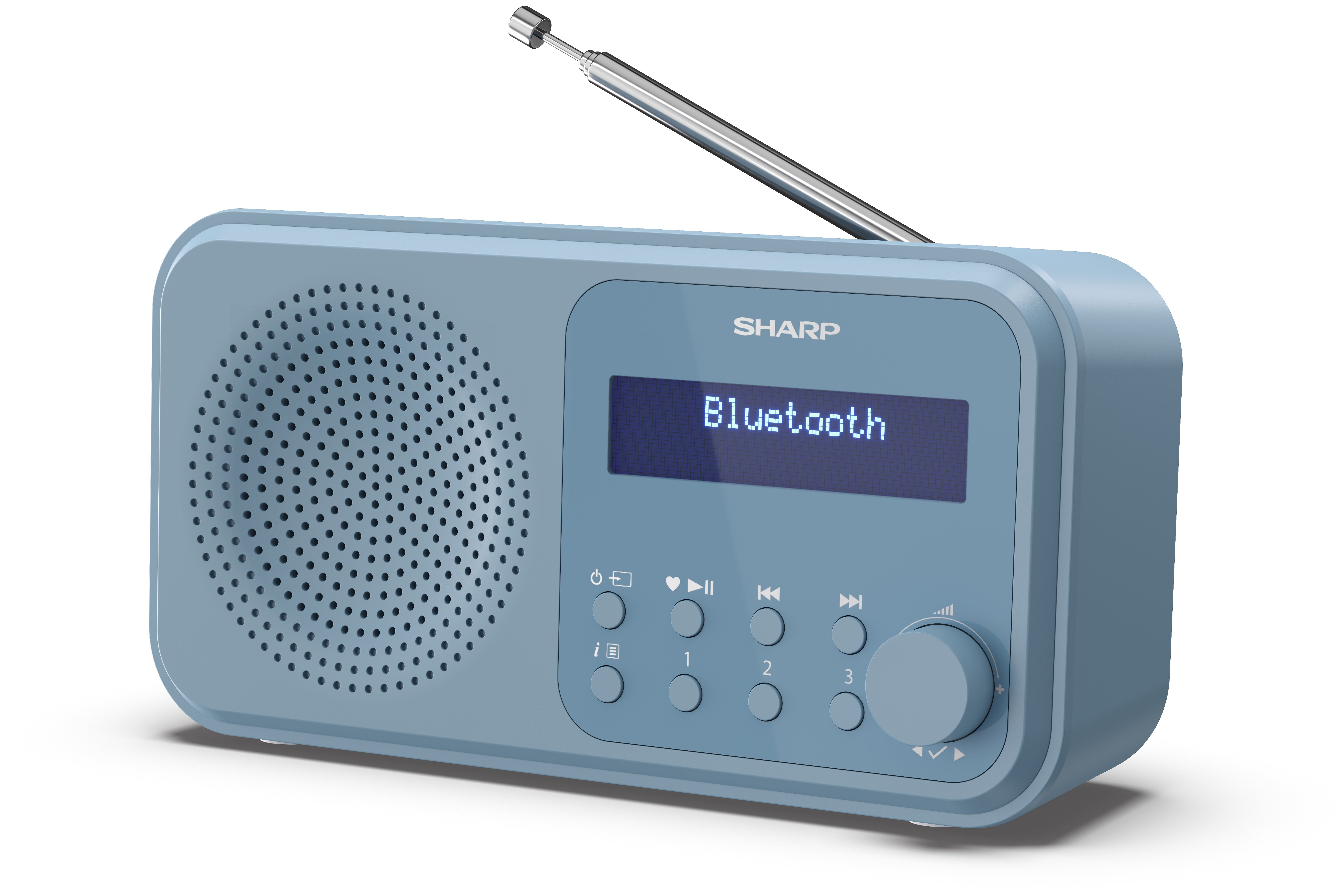 Sharp DR-P420BL Portable Digital Radio - Blue
