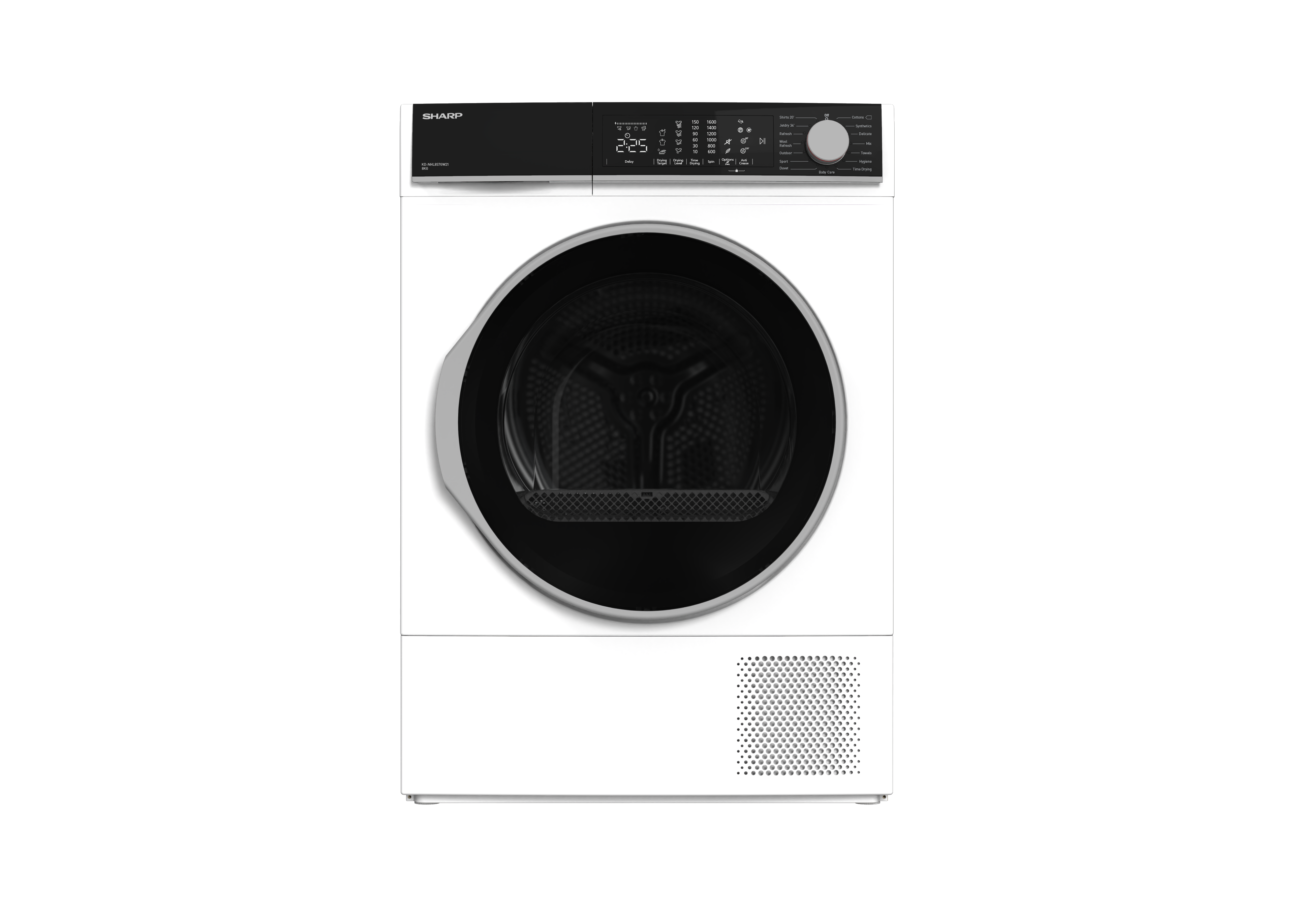 Sharp KD-NHL8S7GW21 8kg Heat Pump Tumble Dryer - White