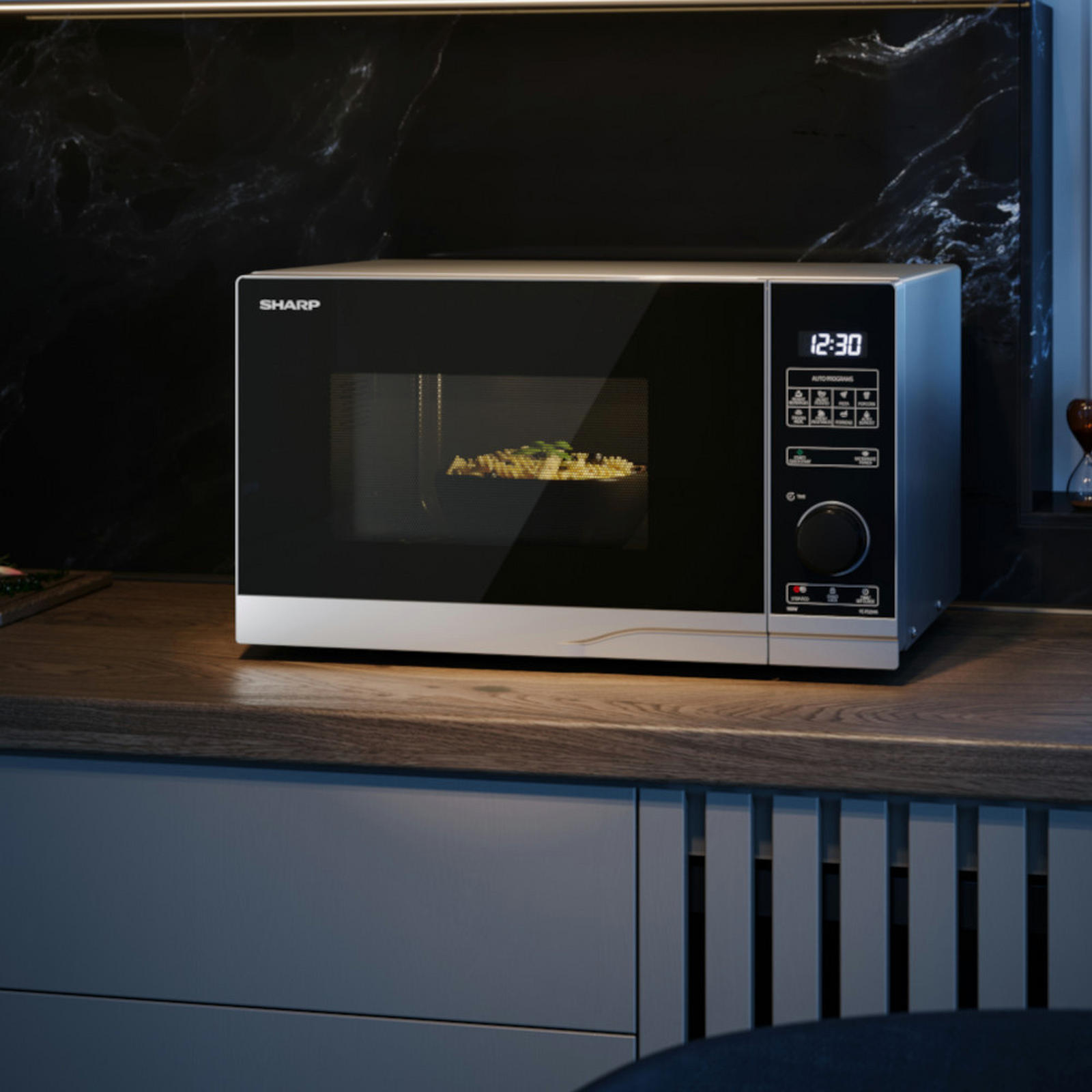 Sharp YC-PS254AU-S 25 Litres Solo Microwave - Silver