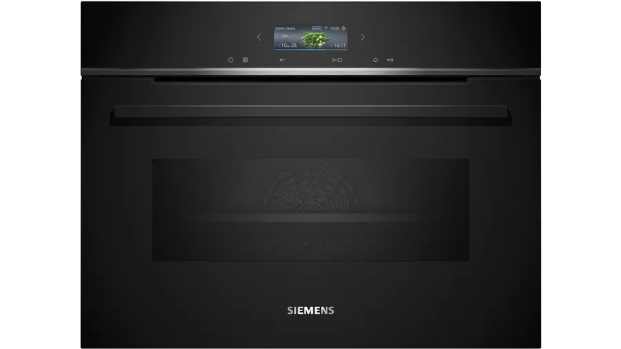 Siemens CM724G1B1B 59.4cm Built In Compact Oven with Microwave Function