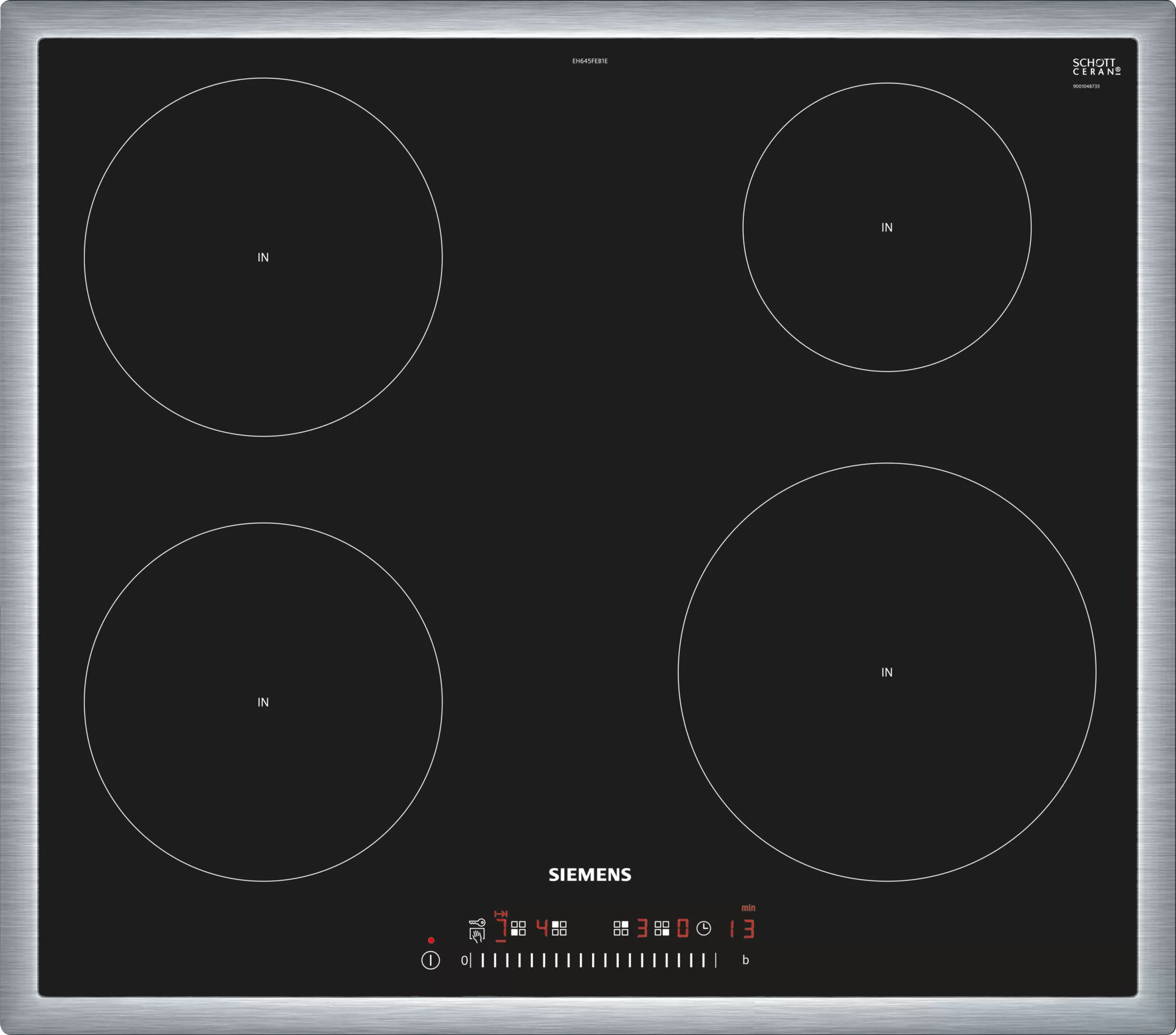 Siemens EH645FEB1E 58.3cm Induction Hob - Black