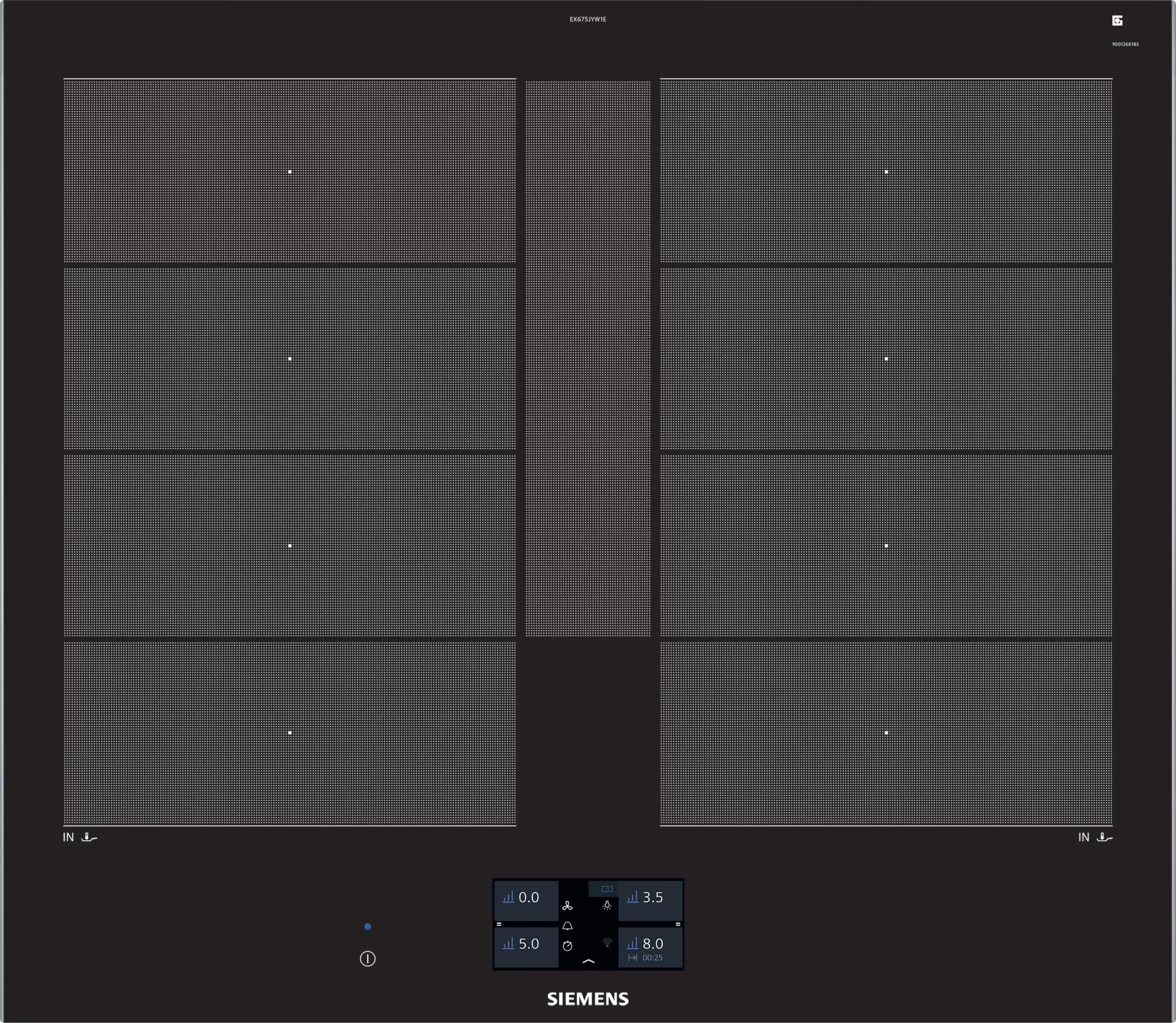 Siemens EX675JYW1E 60cm Induction Hob - Black