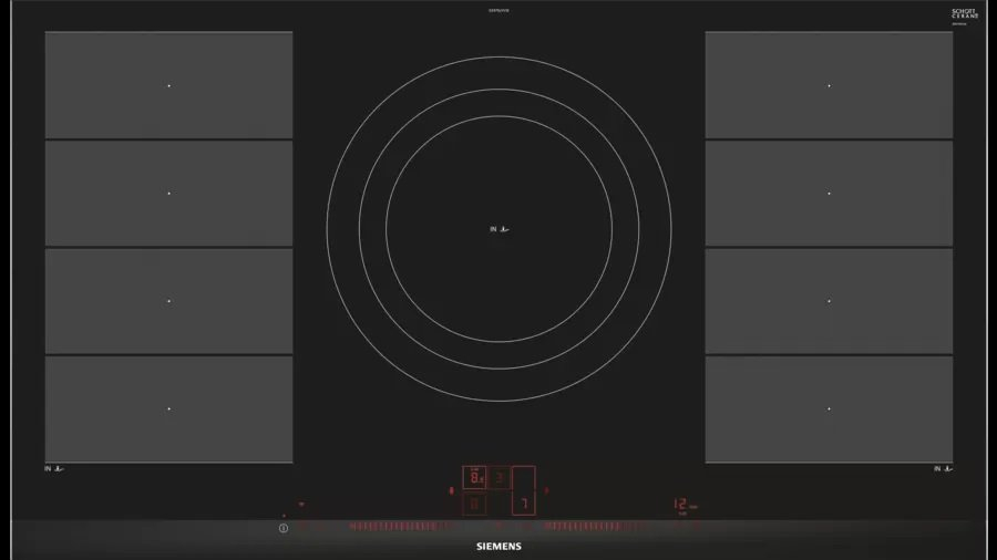 Siemens EX975LVV1E IQ700 90cm Induction Hob - Black