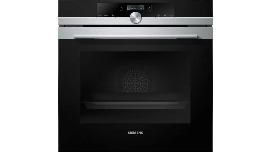 Siemens HB632GBS1B 59.4cm Built In Electric Single Fan Oven - Stainless Steel