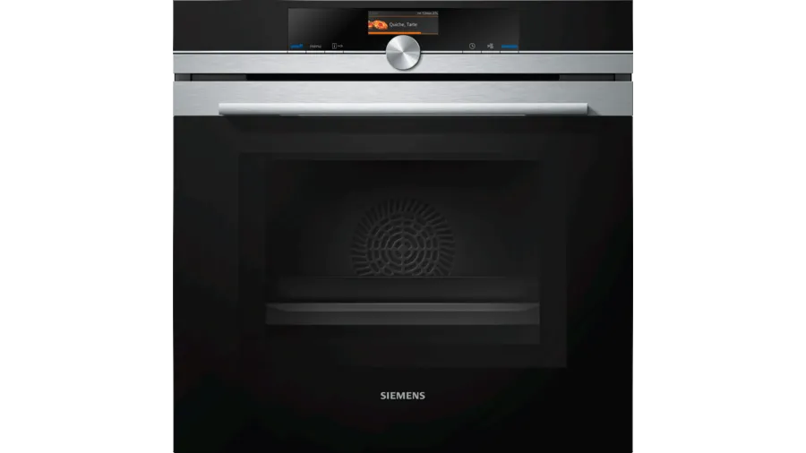 Siemens HM676G0S6B cm Built In Electric Single Oven with Microwave - Stainless Steel