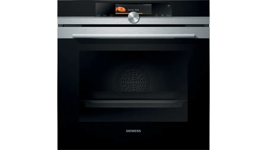 Siemens HR678GES6B 59.4cm Built In Electric Single Oven - Stainless Steel
