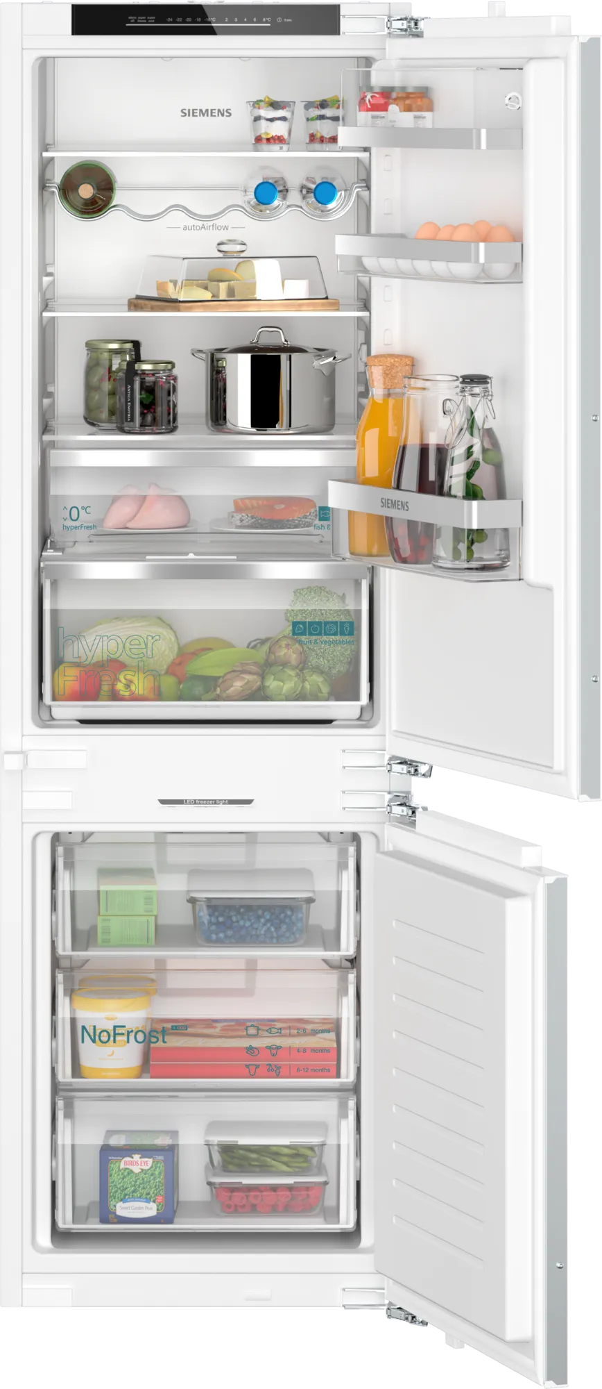 Siemens KI86NADD0 55.8cm 60/40 Integrated Frost Free Fridge Freezer