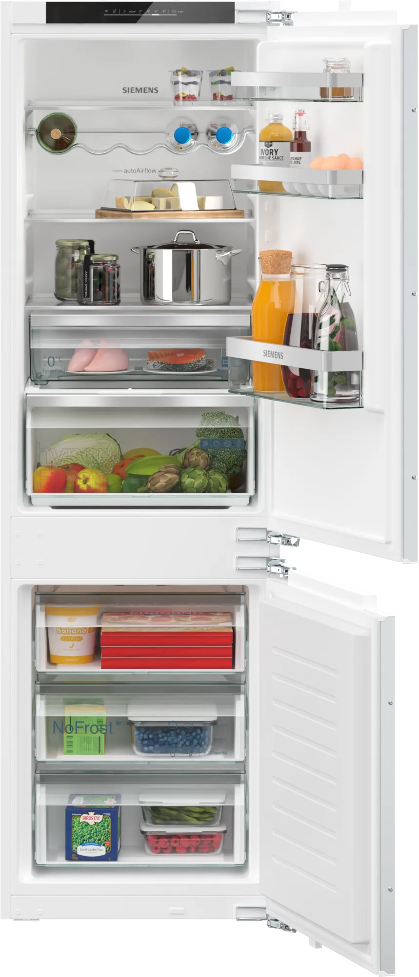 Siemens KI86NHFE0 54.1cm 60/40 Integrated Frost Free Fridge Freezer