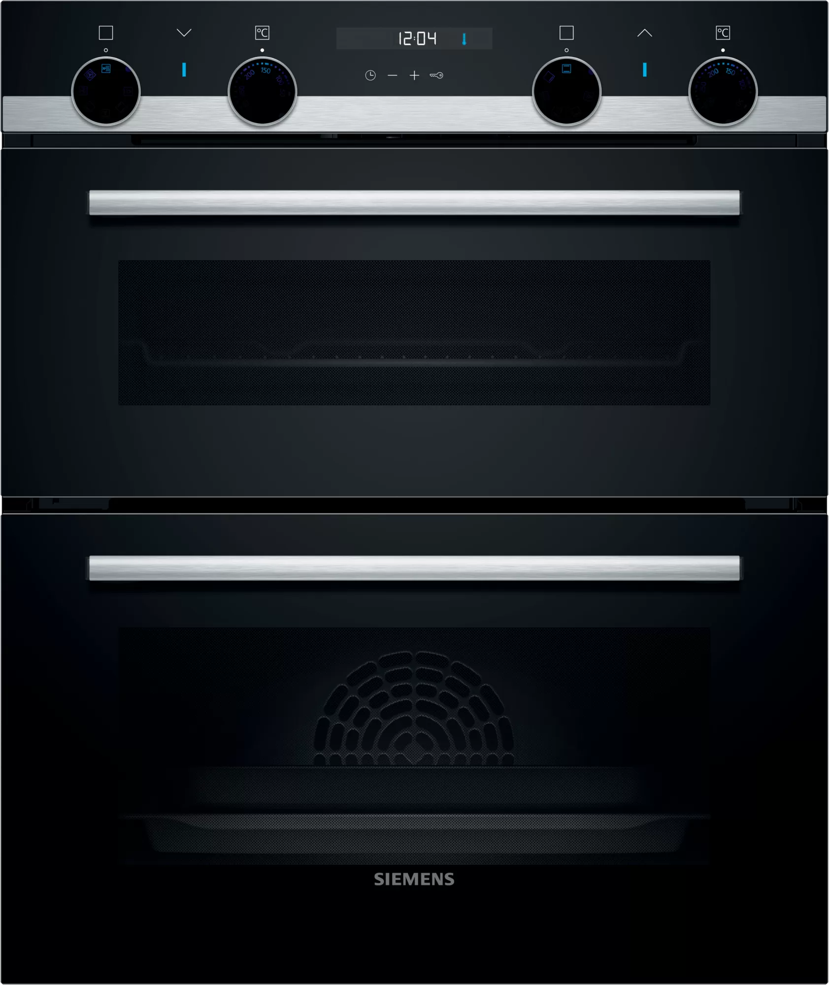 Siemens NB535ABS0B 59.4cm Built Under Double Oven - Stainless Steel
