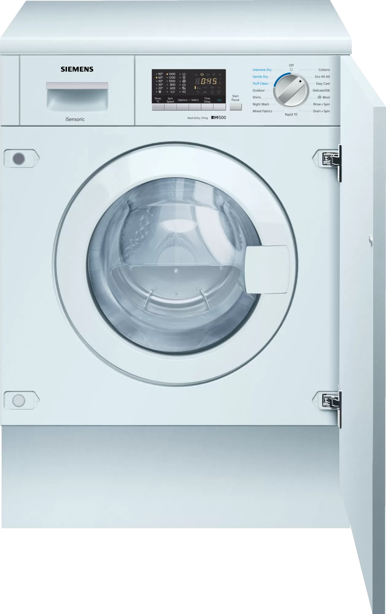 Siemens WK14D543GB 7kg/4kg 1400 Spin Built In Washer Dryer
