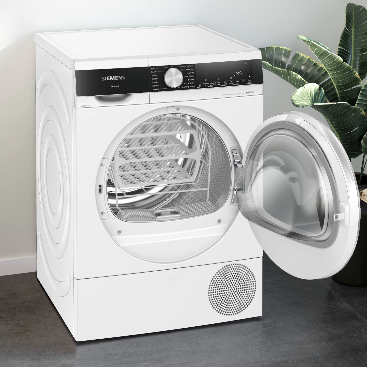 Siemens extraKlasse WQ45G2D2GB 9kg Heat Pump Tumble Dryer - White