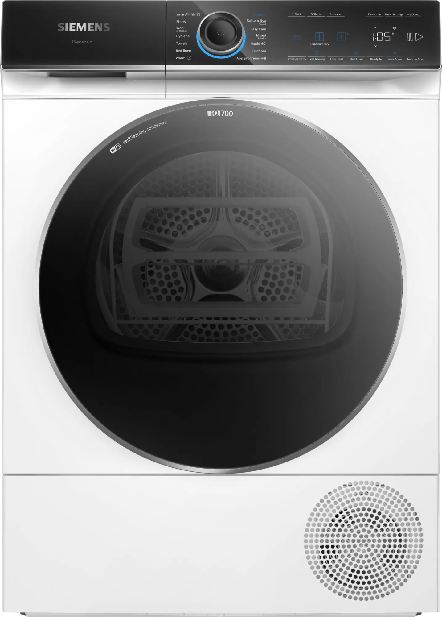 Siemens WQ46B2C9GB 9kg Heat Pump Tumble Dryer - White