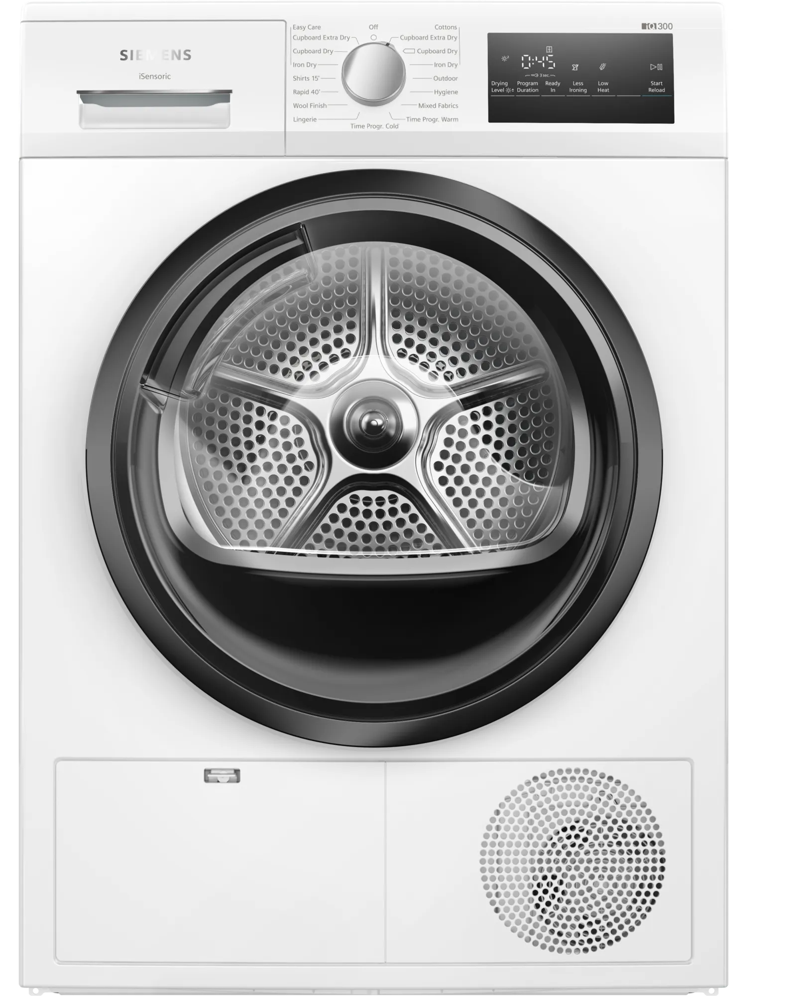Siemens WT45N203GB Consenser Tumble dryer - White