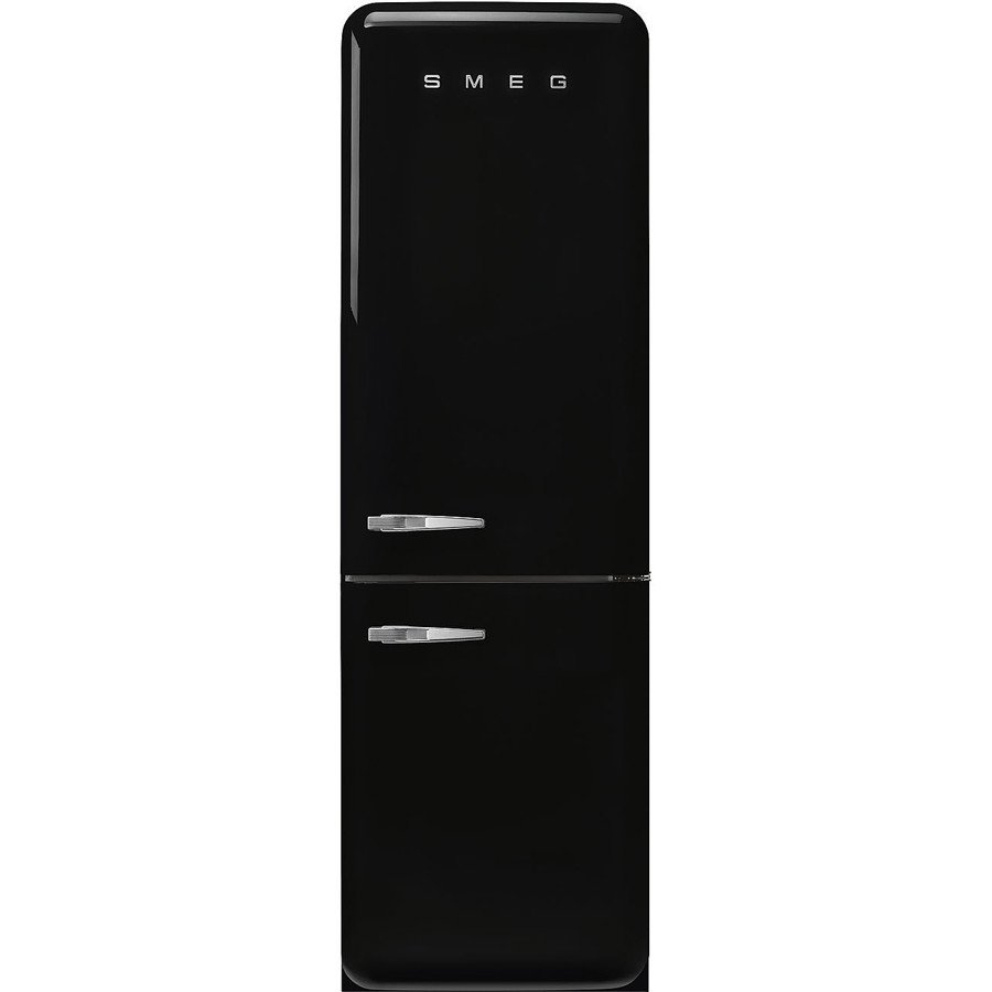 Smeg FAB32RBL5UK 60cm 60/40 Frost Free Fridge Freezer - Black