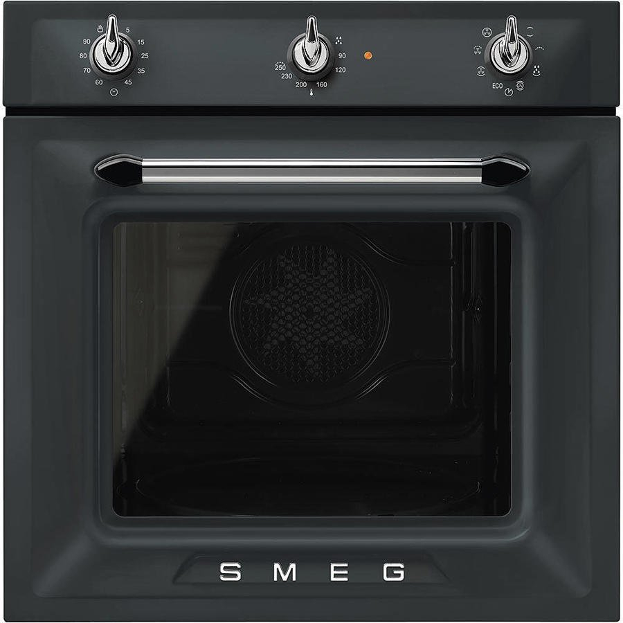 Smeg SF6905NO1 60cm Built In Electric Single Oven - Matte Black