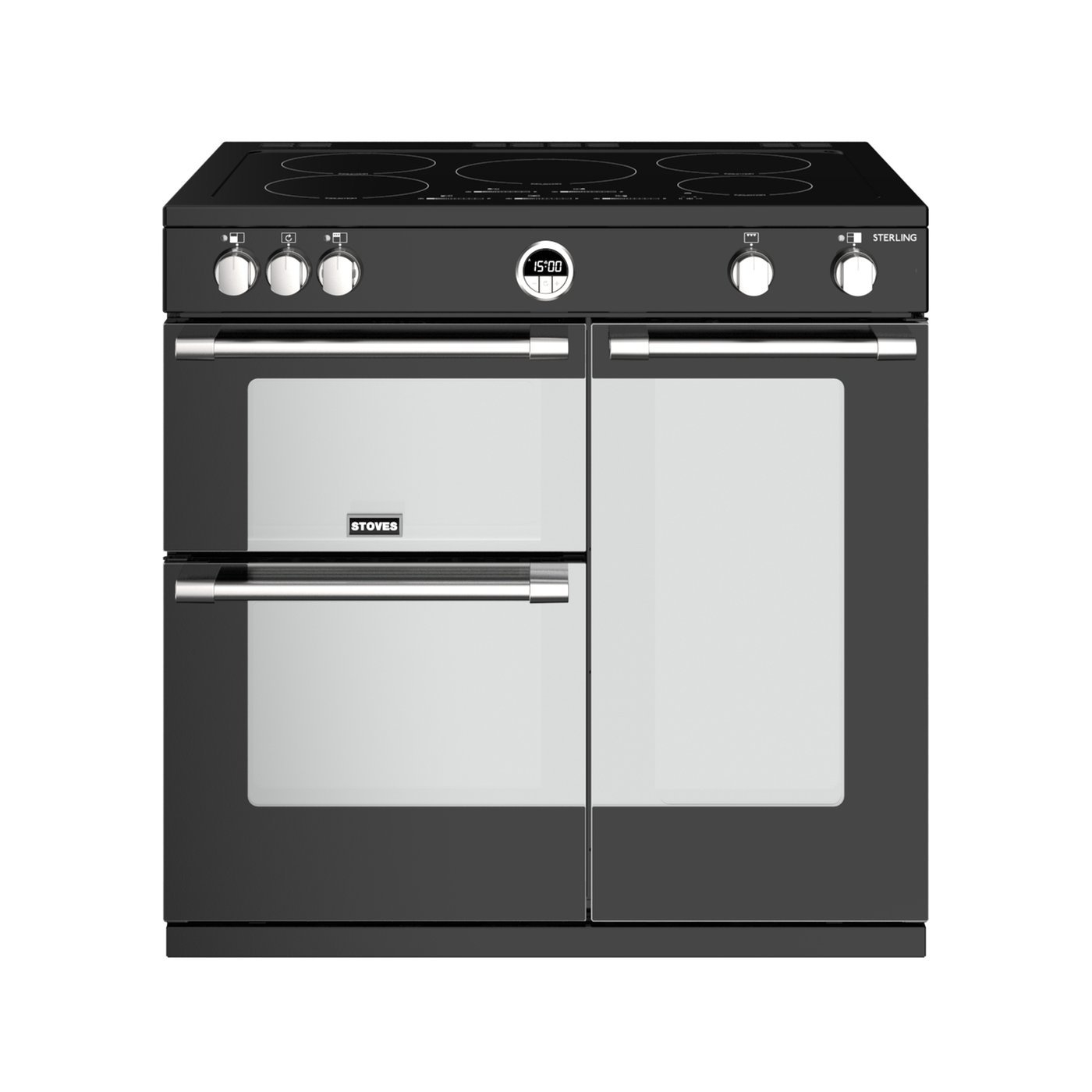 Stoves 444444487 Sterling S900EI Induction Range Cooker - Black