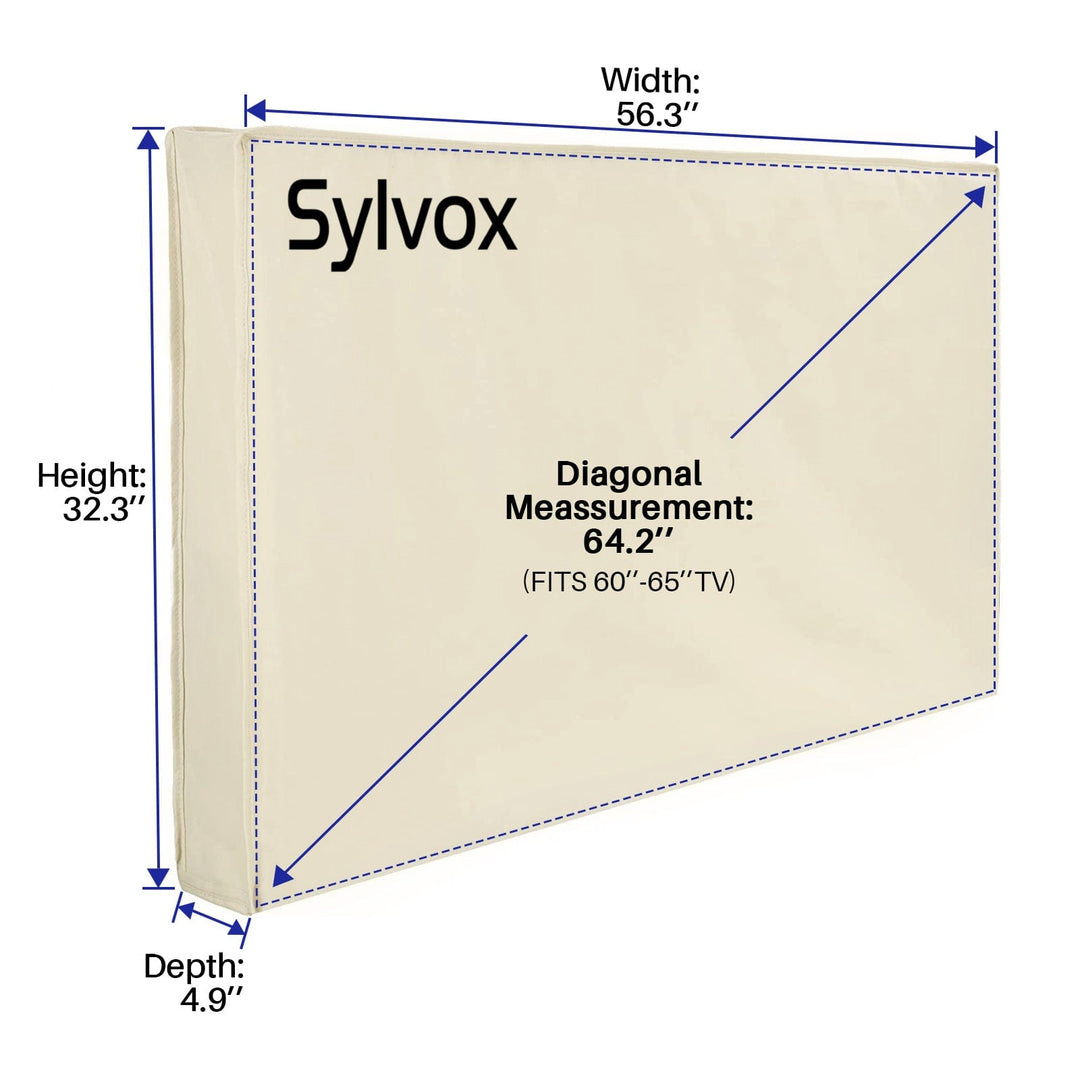 Sylvox OT65A1 Waterpoor Outdoor TV Cover for 60-65" TVs