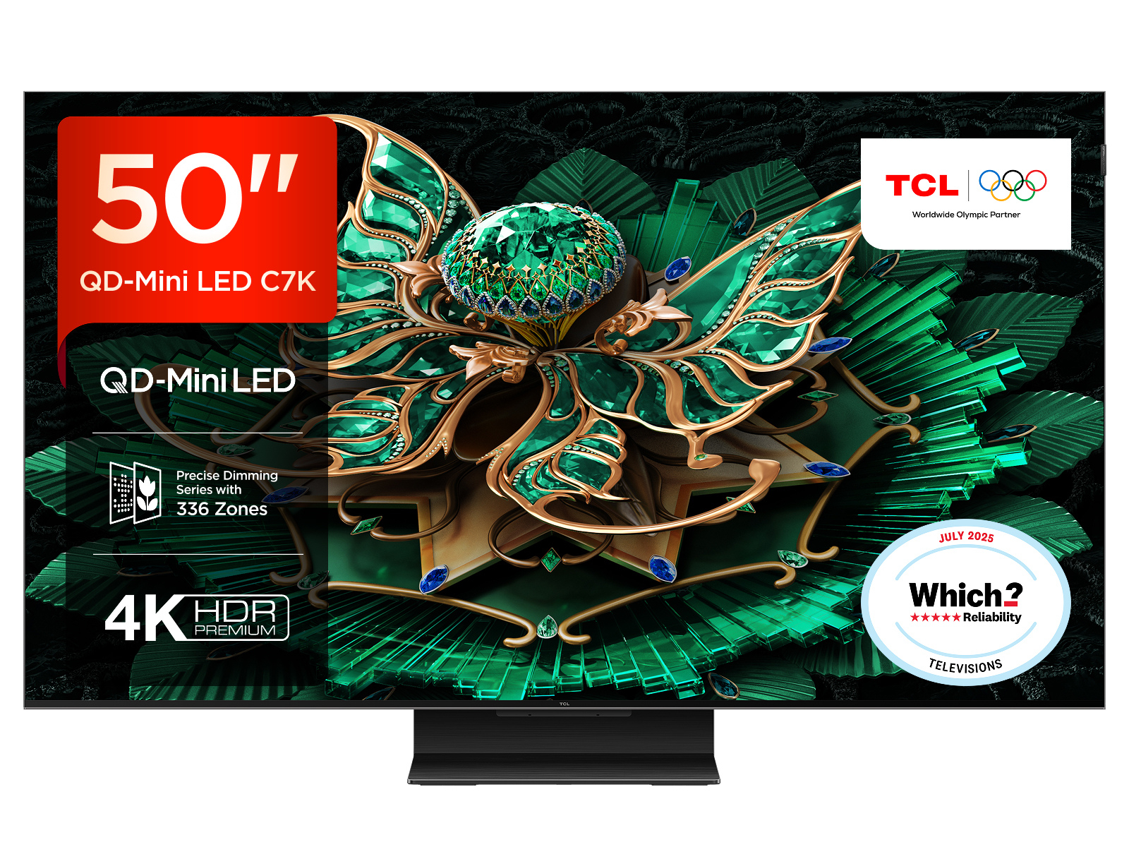 TCL 50C7K-UK 50" 4K QD-MINI LED UHD TV 
