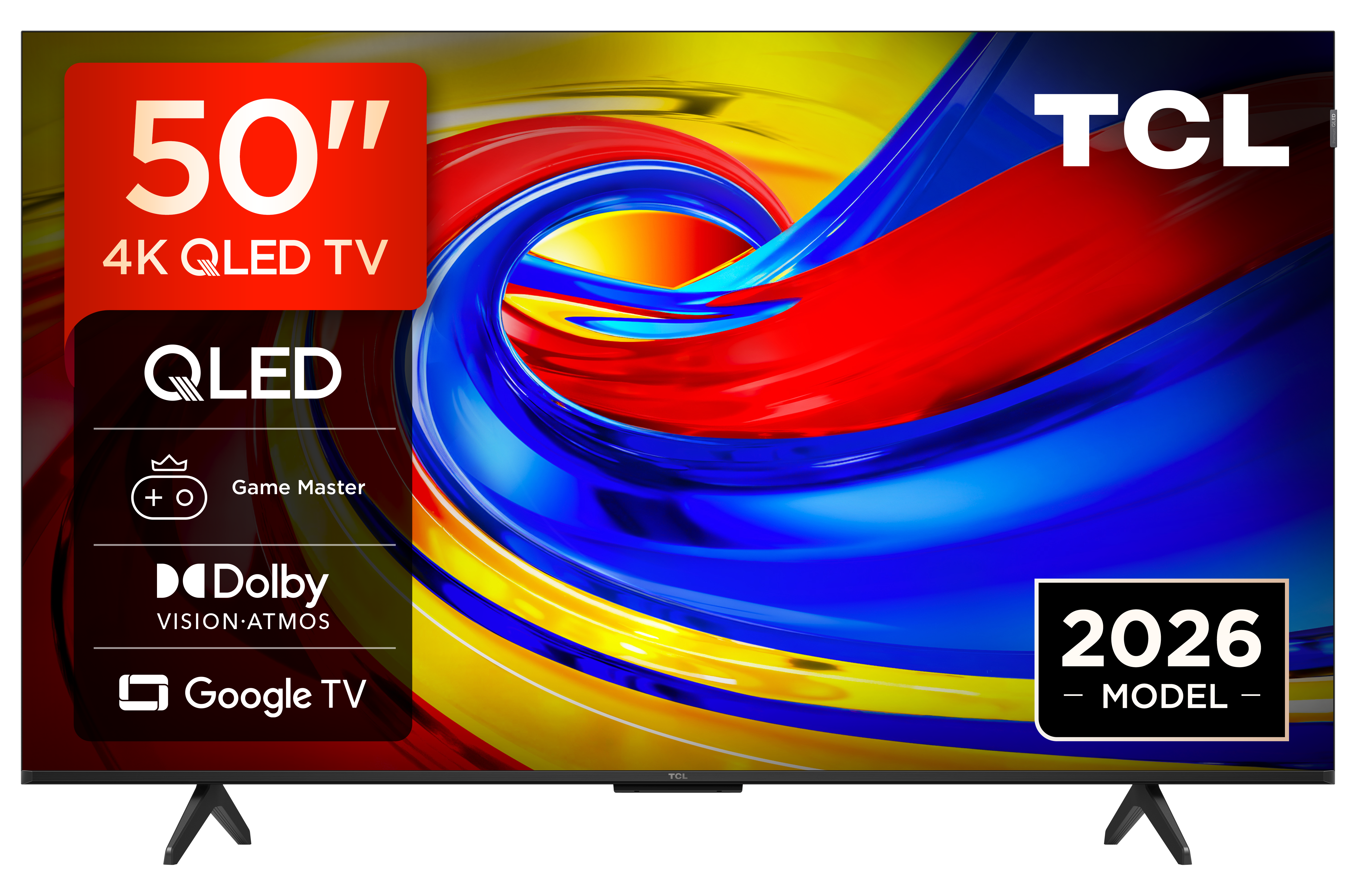 TCL 50P7L-UK 50" 4K HDR QLED Direct LED Google TV