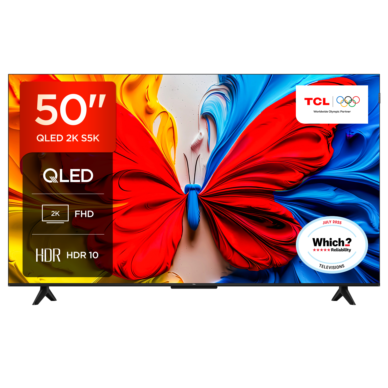 TCL 50V5C-UK 50" QLED FHD HDR Android TV