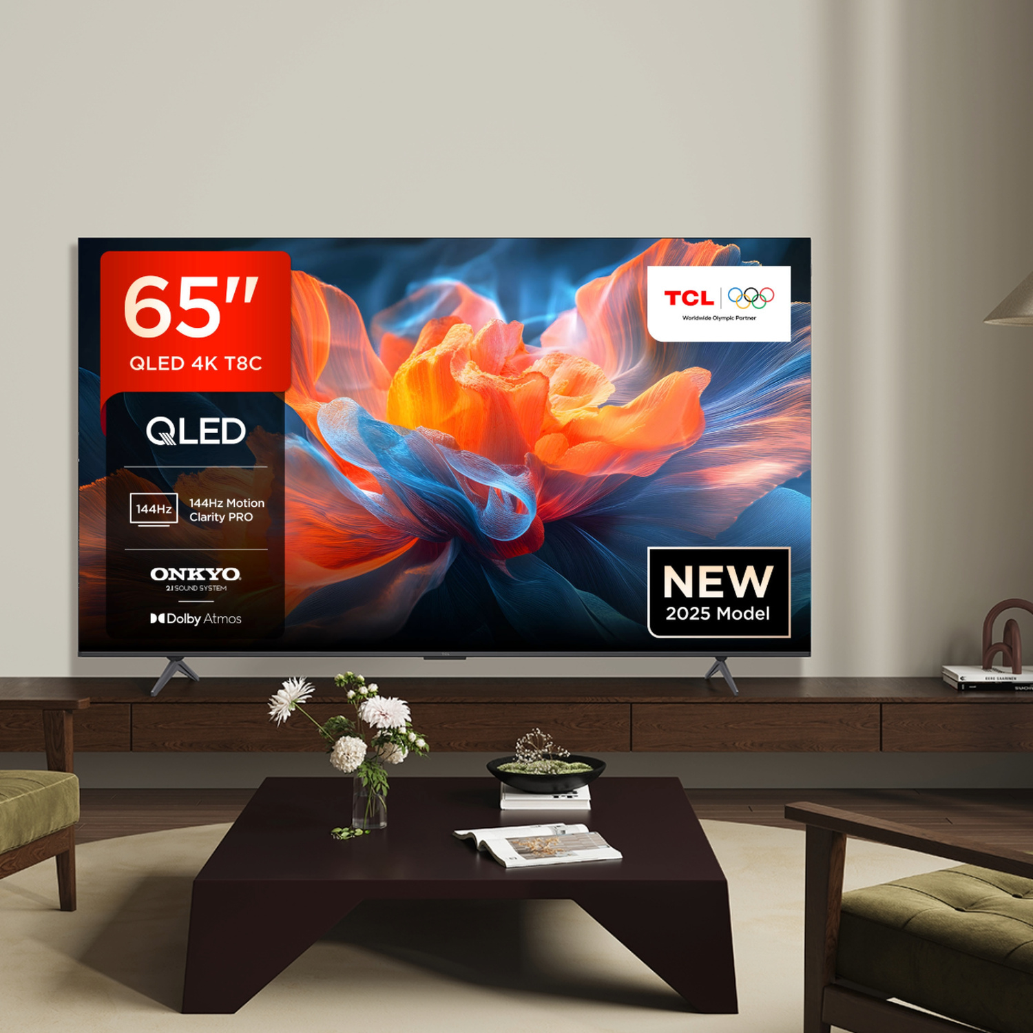 TCL 65T8C-UK 65" 4K QLED HDR Ultra HD Google TV