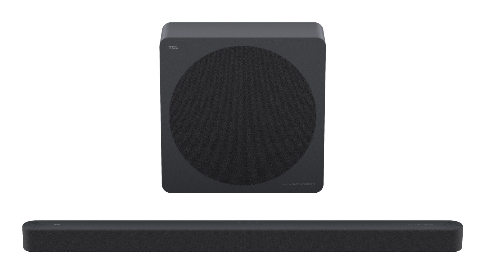 TCL A65K-UK 3.1.2ch Soundbar with wireless subwoofer, Audio by Bang & Olufsen, Dolby Atmos - Black