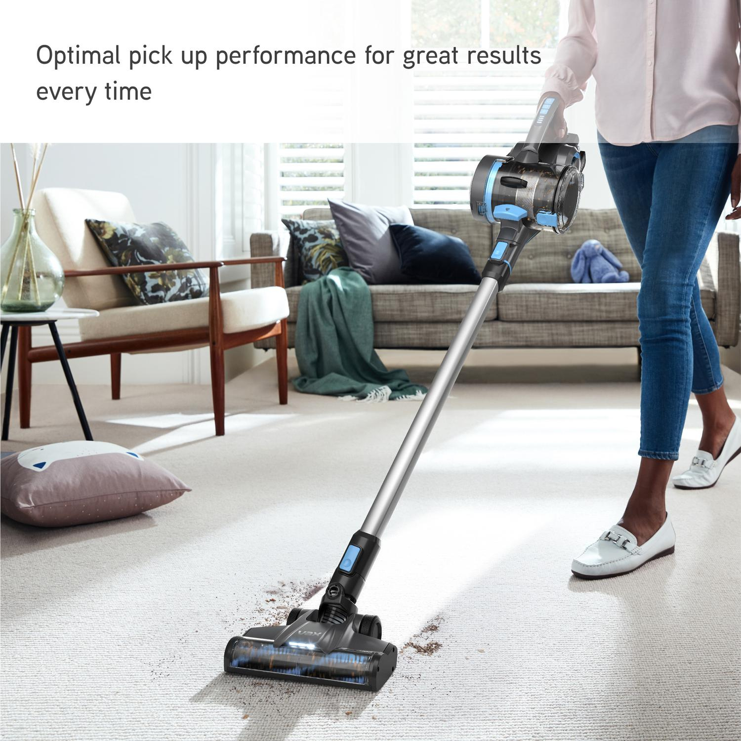 VAX CLSV-B4CA Blade 4 Classic Plus Cordless Vacuum Cleaner - Graphite/Blue